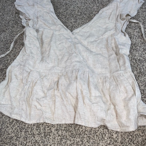 Abercrombie & Fitch Tops - Abercrombie & Fitch Light Beige Blouse